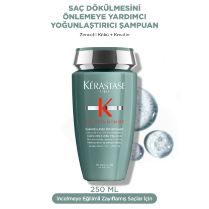 Kerastase Genesis Homme Bain de Masse Yoğunlaştırıcı Şampuan 250 ml resmi