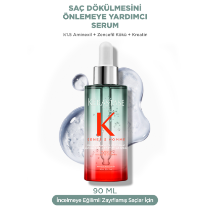 Kerastase Genesis Homme Saç Dökülme Karşıtı Güçlendirici Serum 90 ml resmi