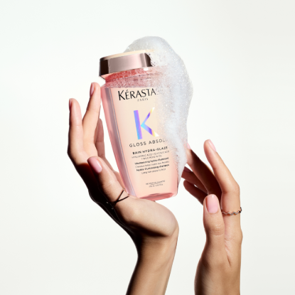 Kerastase Gloss Absolu Bain Hydra Glaze Elektriklenmeye Eğilimli Saçlar için Parlaklık Veren Şampuan 250 ml resmi