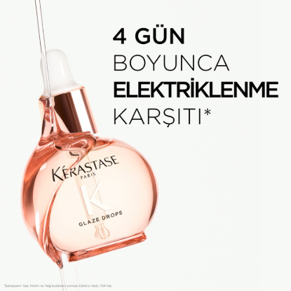 Kerastase Gloss Absolu Glaze Drops Elektriklenme Karsiti Saç Bakım Yağı 45 ml resmi