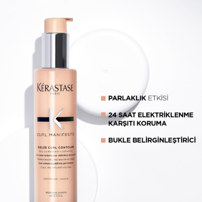 Kerastase Curl Manifesto Gelee Curl Contour Kıvırcık Saçlar için Bukle Belirginleştirici Jel Krem 150 ml resmi