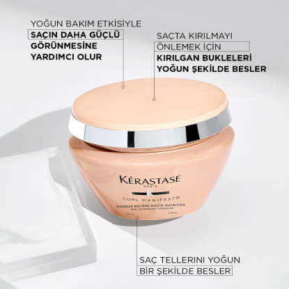 Kerastase Curl Manifesto Nutrition Kıvırcık Saçlar için Maske 200 ml resmi