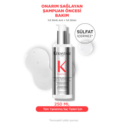 Kerastase Premiere Concentre Decalcifiant Ultra-Reparateur Onarım Sağlayan Şampuan Öncesi Bakım 250 ml resmi