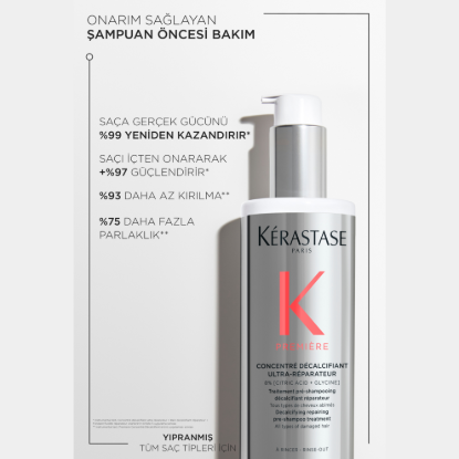 Kerastase Premiere Concentre Decalcifiant Ultra-Reparateur Onarım Sağlayan Şampuan Öncesi Bakım 250 ml resmi