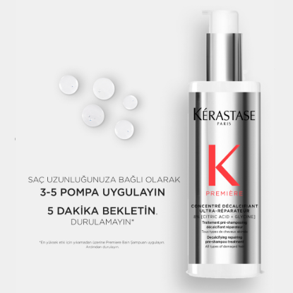 Kerastase Premiere Concentre Decalcifiant Ultra-Reparateur Onarım Sağlayan Şampuan Öncesi Bakım 250 ml resmi