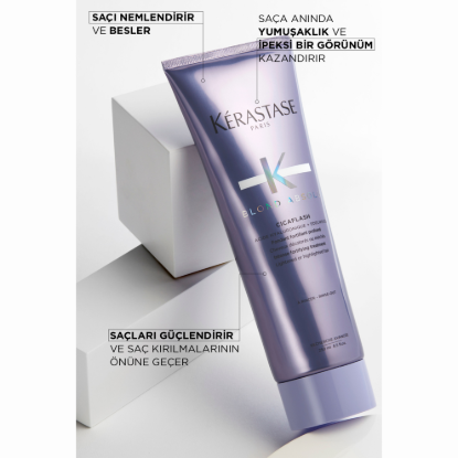 Kerastase Blond Absolu Cicaflash Sarı Saçlar için Parlaklık Veren Durulanan Saç Bakım Kremi 250 ml resmi