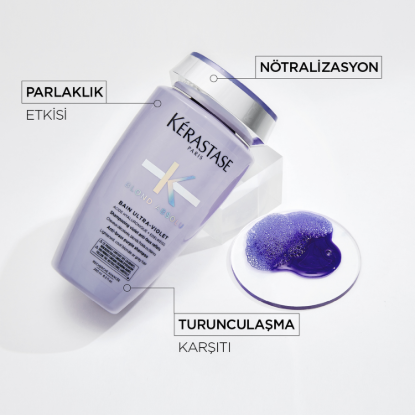 Kerastase Blond Absolu Bain Ultra Viole Yansıma Önleyici Mor Şampuan 250 ml resmi
