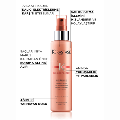 Kerastase Discipline Fluidissime Isıya Karşı Koruyan Elektriklenme Karşıtı Sprey 150 ml resmi