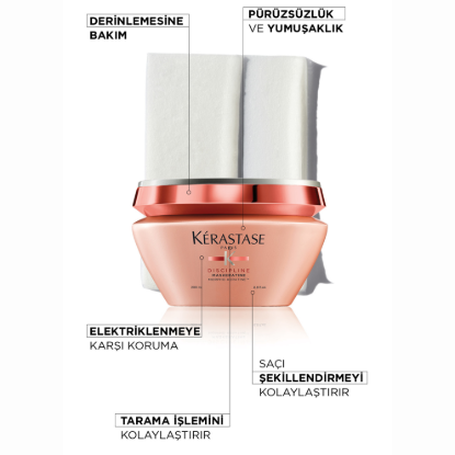 Kerastase Discipline Maskeratine Elektriklenme Karşıtı Maske 200 ml resmi