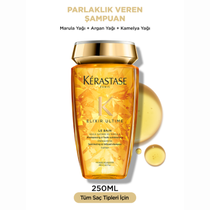 Kerastase Elixir Ultime Le Bain Parlaklık Veren Şampuan 250 ml resmi