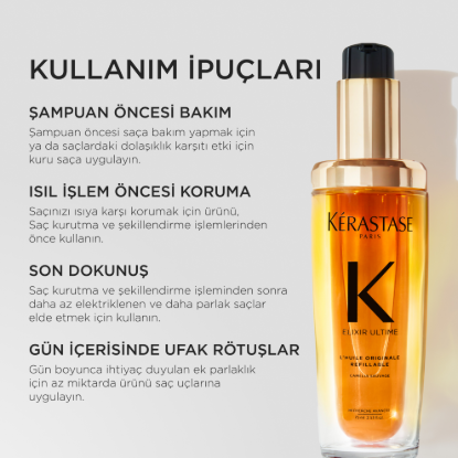 Kerastase Elixir Ultime Huile Originale Saç Yağı Refill 75 ml resmi