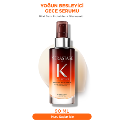 Kerastase Nutritive 8H Magic Night Yoğun Besleyici Gece Serumu 90 ml resmi