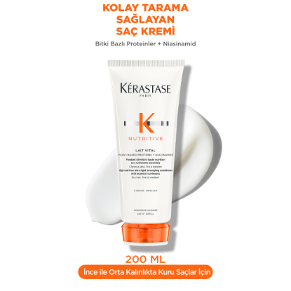 Kerastase Nutritive Lait Vital Kuru Saçlar için Saç Kremi 200 ml resmi