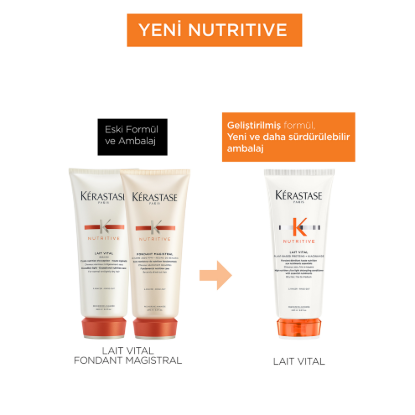 Kerastase Nutritive Lait Vital Kuru Saçlar için Saç Kremi 200 ml resmi