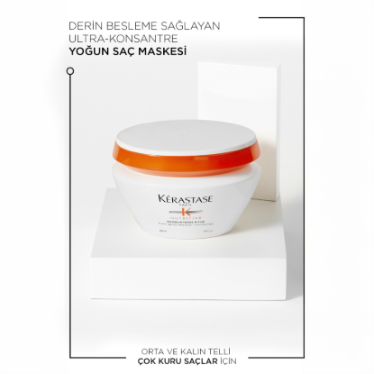 Kerastase Nutritive Masquintense Riche Derin Besleme Sağlayan Yoğun Saç Maskesi 200 ml resmi