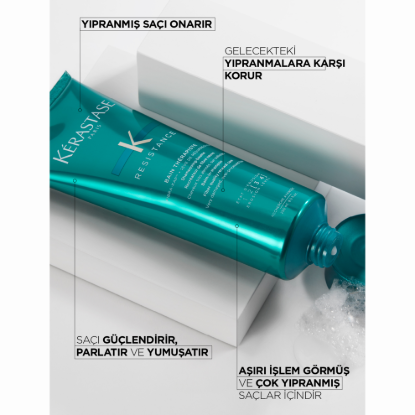 Kerastase Resistance Bain Therapist Çok Yıpranmış ve Aşırı İşlem Görmüş Saçlar için Onarıcı Şampuan 250 ml resmi