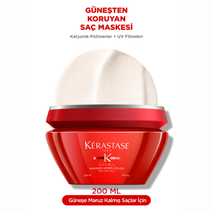 Kerastase Soleil UV Defense Active Güneşten Koruyan Saç Maskesi 200 ml resmi