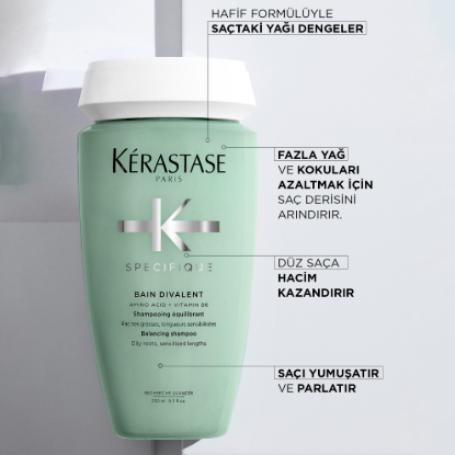 Kerastase Specifique Bain Divalent Yağlanma Karşıtı Şampuan 250 ml resmi