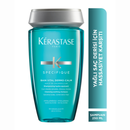 Kerastase Specifique Bain Vital Dermocalm Yağlı Saç Derisi için Hassasiyet Karşıtı Şampuan 250 ml resmi