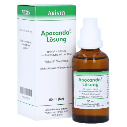 Aristo Apocanda Klotrimazol İçerikli El Ayak Mantarı Önleyici Etkili Bakım Damlası 50 ml resmi