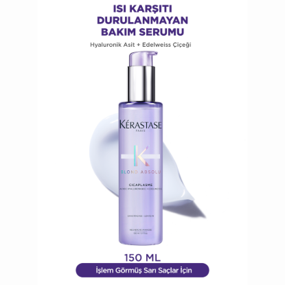 Kerastase Blond Absolu Cicaplasme Sarı Saçlar için Isıya Karşı Koruyucu Bakım Serumu 150 ml resmi