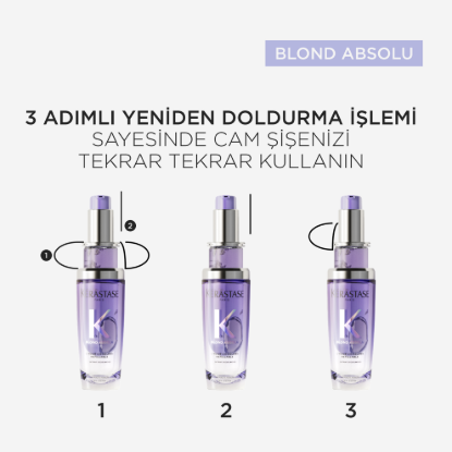 Kerastase Blond Absolu Cicagloss Nemlendirici Saç Bakım Yağı Yedek Şişe 75 ml resmi