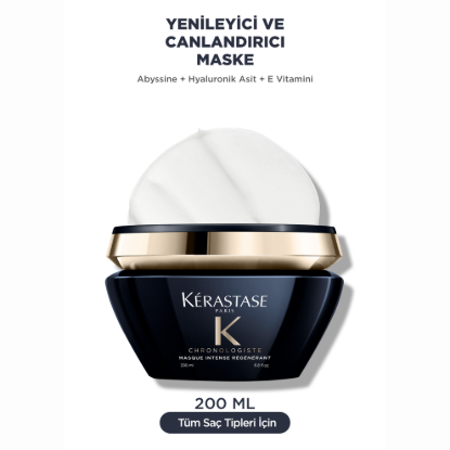 Kerastase Chronologiste Regenerant Yenileyici Havyar Özlü Saç Bakım Maskesi 200 ml resmi