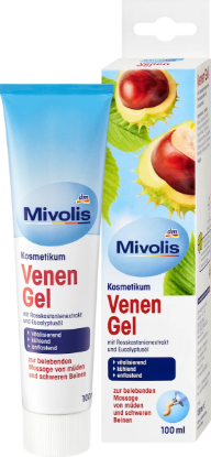 Mivolis Venen Jel At Kestanesi ve Okaliptüs Özlü Yorgun Ve Ağırlaşmış Bacaklar İçin Bakım Jeli 100 ml resmi
