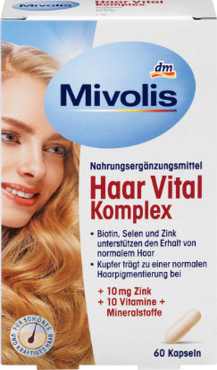 Mivolis Haar Vital Saç Canlandırıcı Vitamin Kompleksi 60 Kapsül resmi