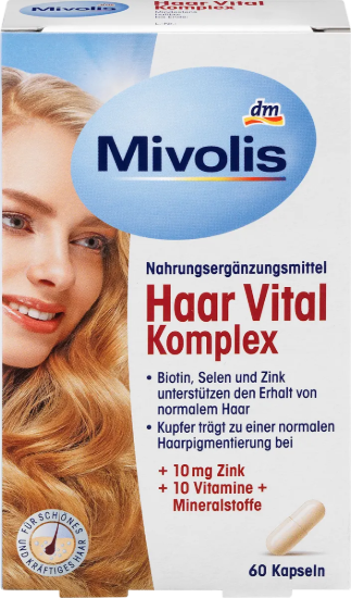 Mivolis Haar Vital Saç Canlandırıcı Vitamin Kompleksi 60 Kapsül resmi
