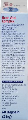 Mivolis Haar Vital Saç Canlandırıcı Vitamin Kompleksi 60 Kapsül resmi