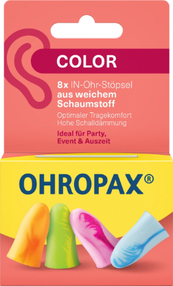 Ohropax Color Gürültü Önleyici Kulak Tıkacı 8 Adet resmi