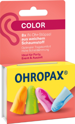 Ohropax Color Gürültü Önleyici Kulak Tıkacı 8 Adet resmi