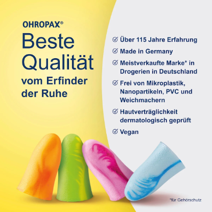 Ohropax Color Gürültü Önleyici Kulak Tıkacı 8 Adet resmi