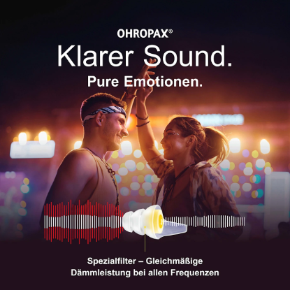Ohropax Music Gürültü Filtreli Kulak Tıkacı 2 Adet resmi