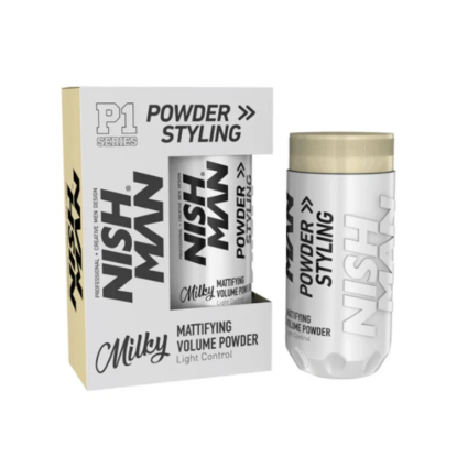 Nishman CP1 Beyaz Kapama + Şekillendirici Hacim Toz Wax 20 g resmi