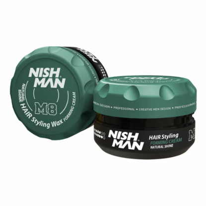 Nishman M8 Doğal Parlaklık Mat Wax Krem Form 100 ml resmi