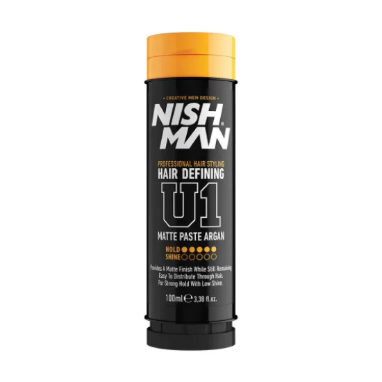 Nishman U1 Mat Wax Argan 100 ml resmi