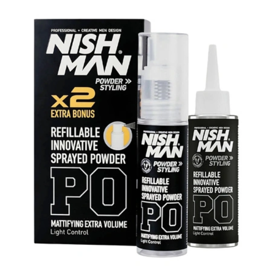 Nishman P0 Pudra Wax Yedek Hediyeli Özel Pompalı Şişe resmi