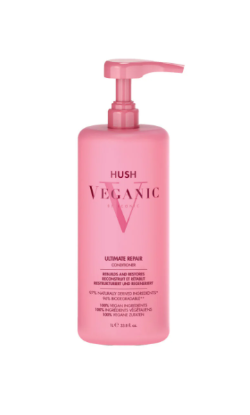 Hush Veganic Ultimate Repair Yıpranmış Saçlar İçin Onarıcı Saç Kremi 1000 ml resmi
