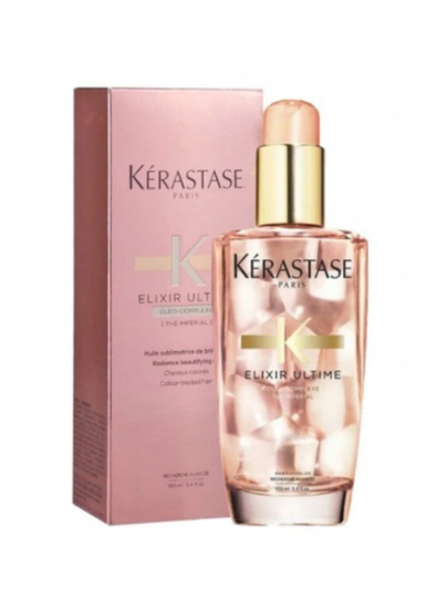 Kerastase Elixir Huile Rose Boyalı Saçlar için Saç Bakım Yağı 100 ml resmi