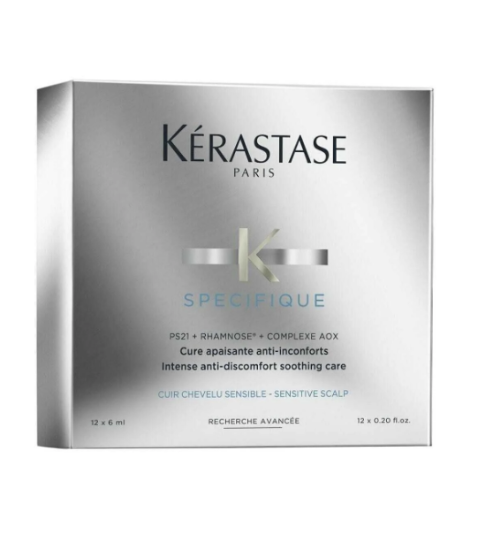 Kerastase Hassas Saç Derisi İçin Durulanmayan Saç Bakım Serumu 12 X 6 ml resmi
