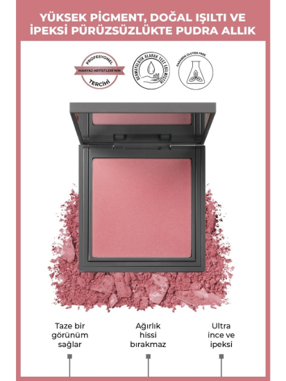 Alix Avien İpeksi Allık - Powder Blush 106 Glowing Rose resmi