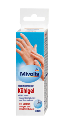 Mivolis Kühlgel Güneş Yanığı, Böcek Isırığına Karşı Ani Soğutucu Buz Etkili Krem 30 ml resmi