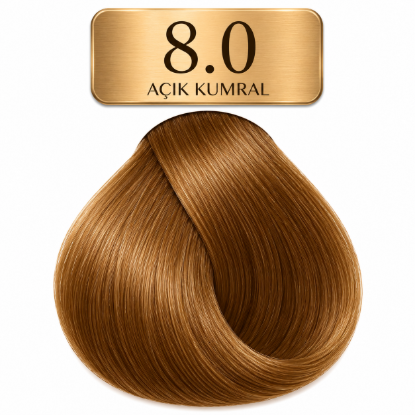 Hush The Passion Amonyaksız Saç Boyası 8.0 Açık Kumral 60 ml resmi