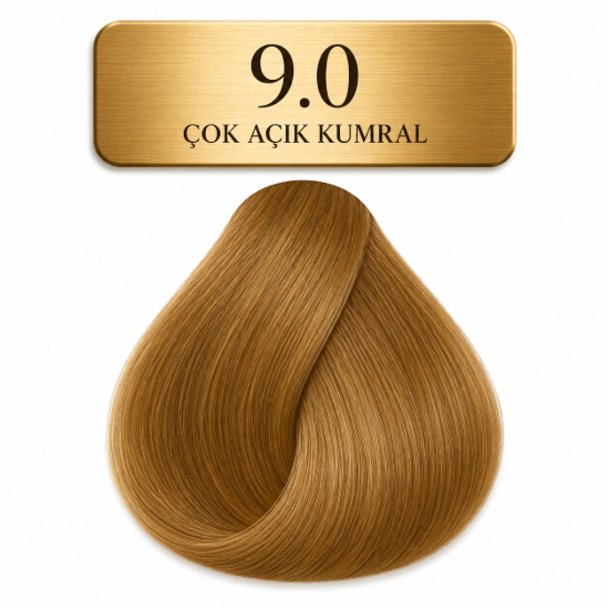 Hush The Passion Amonyaksız Saç Boyası 9.0 Çok Açık Kumral 60 ml resmi