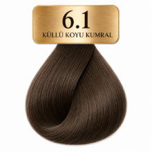 Hush The Passion Amonyaksız Saç Boyası 6.1 Küllü Koyu Kumral 60 ml resmi
