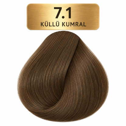 Hush The Passion Amonyaksız Saç Boyası 7.1 Küllü Kumral 60 ml resmi