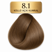 Hush The Passion Amonyaksız Saç Boyası 8.1 Küllü Açık Kumral 60 ml resmi