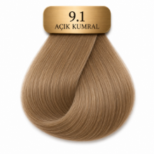 Hush The Passion Amonyaksız Saç Boyası 9.1 Küllü Çok Açık Kumral 60 ml resmi